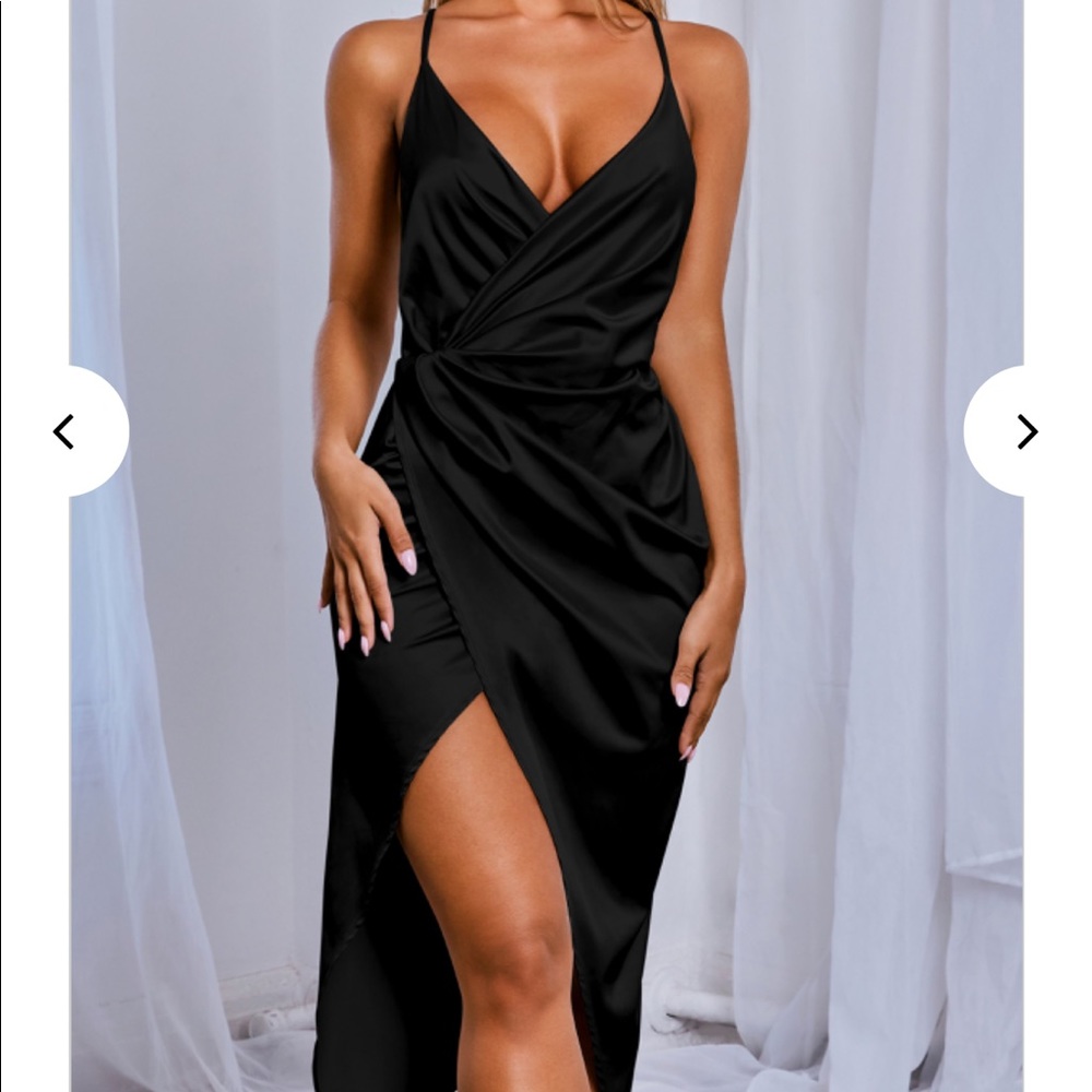 Babyboo fashion Bridget midi dress black